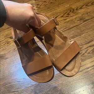 Kids Cat & Jack Brown Strappy Sandals